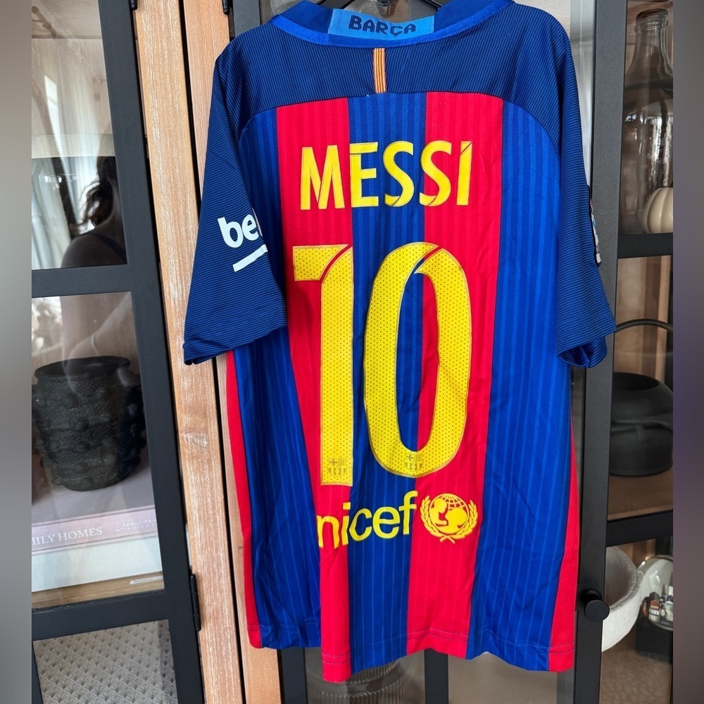 Messi Barca Nike jersey FC Barcelona 2016/2017 soccer futboll boys youth la liga